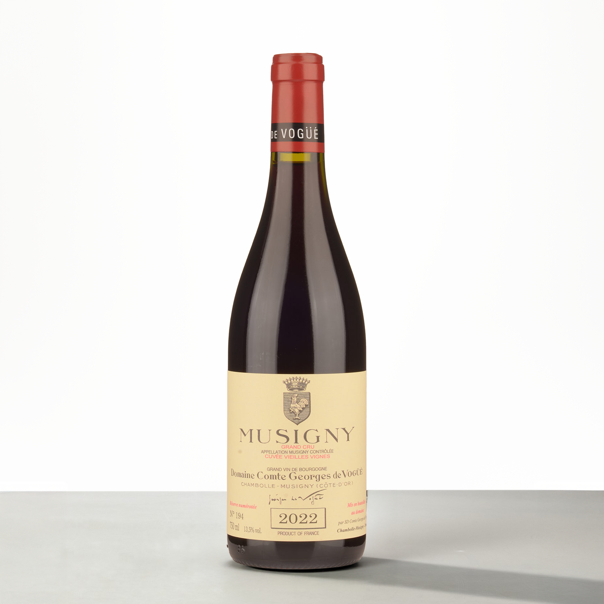 Comte Georges de Vogüé Musigny Grand Cru 2015 750mL